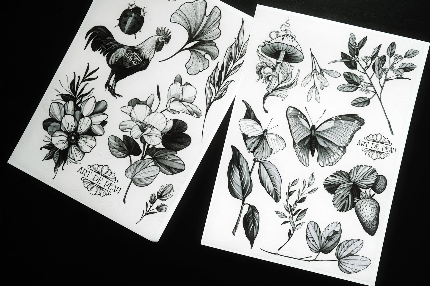 Temporary Tattoo Sheets