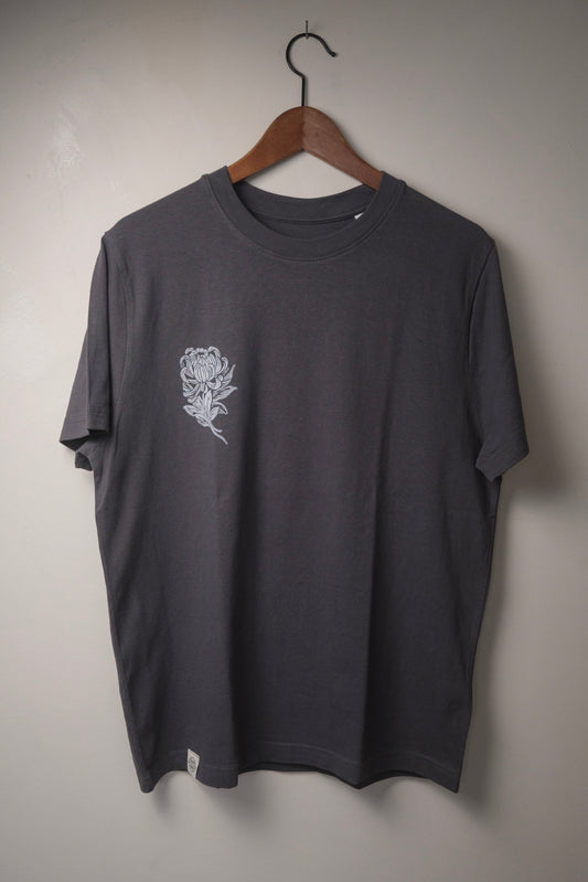 Petals & Paws Organic T-Shirt in Grey