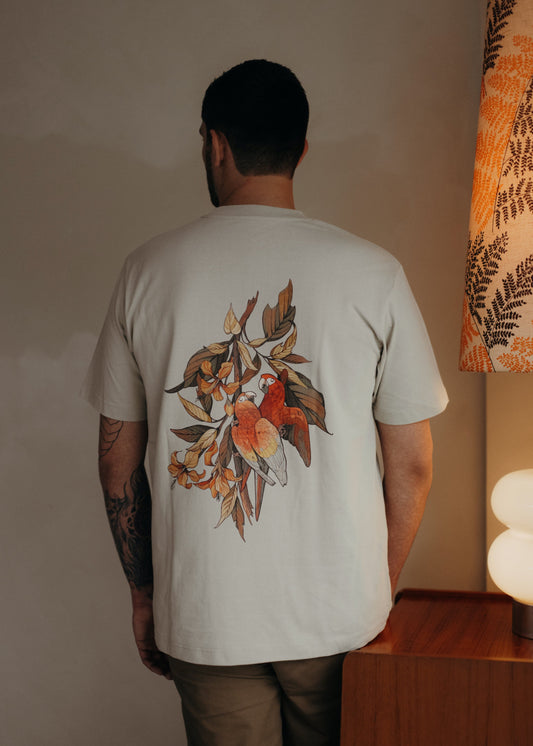 Parrot Shirt┃Organic Cotton Tee