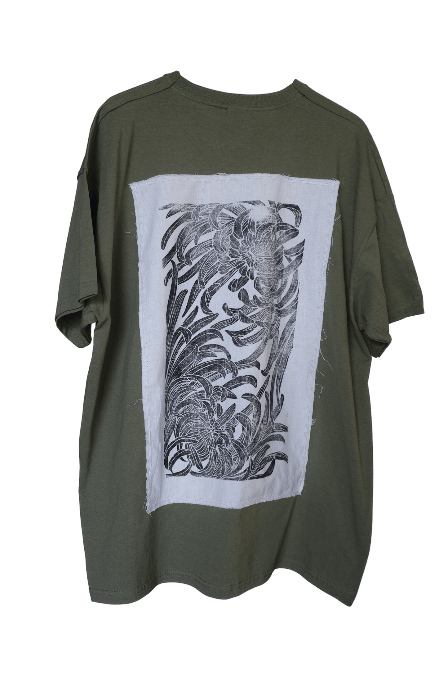 Upcycled Shirt Crisantemo #11 / XXL