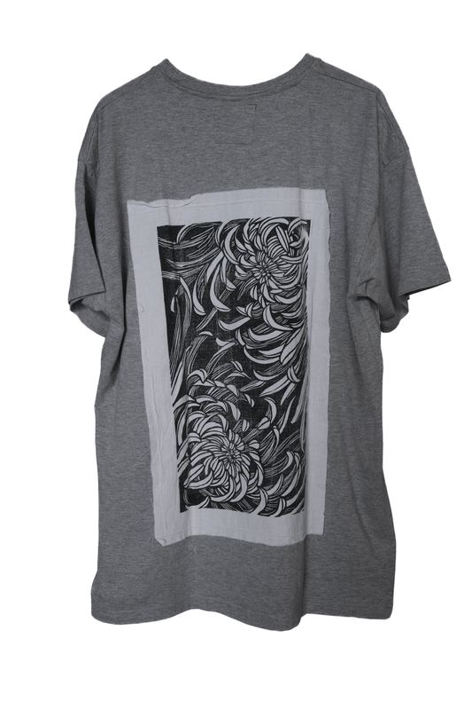 Upcycled Shirt Crisantemo #21 / XL