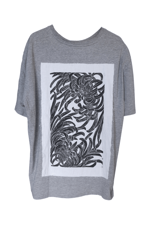 Upcycled Shirt Crisantemo #23 / XL