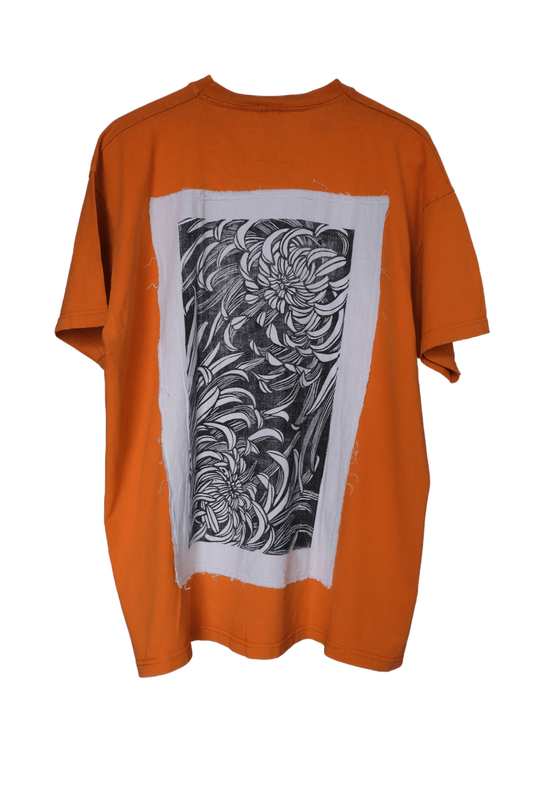 Upcycled Shirt Crisantemo #38 / XL