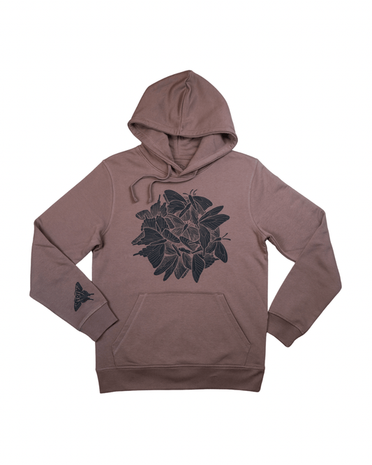 Noctua Hoodie in Brown