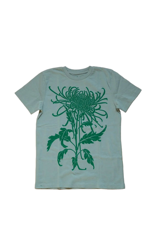 Kids Tee - Chrysanthemum - Greenish