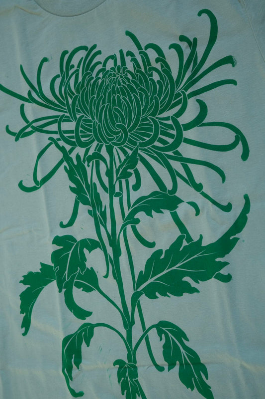Kids Tee - Chrysanthemum - Greenish