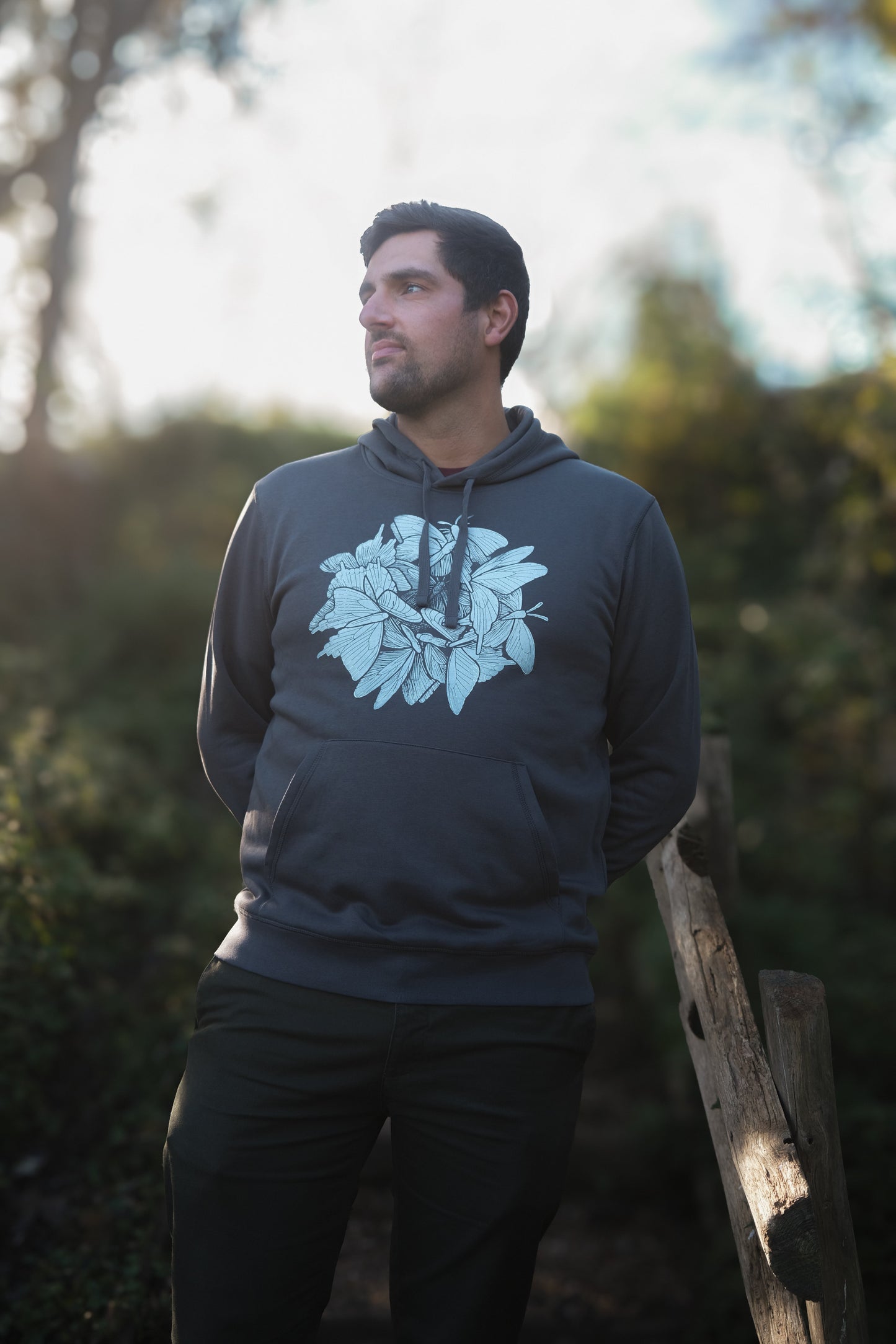 Noctua Hoodie in Grey