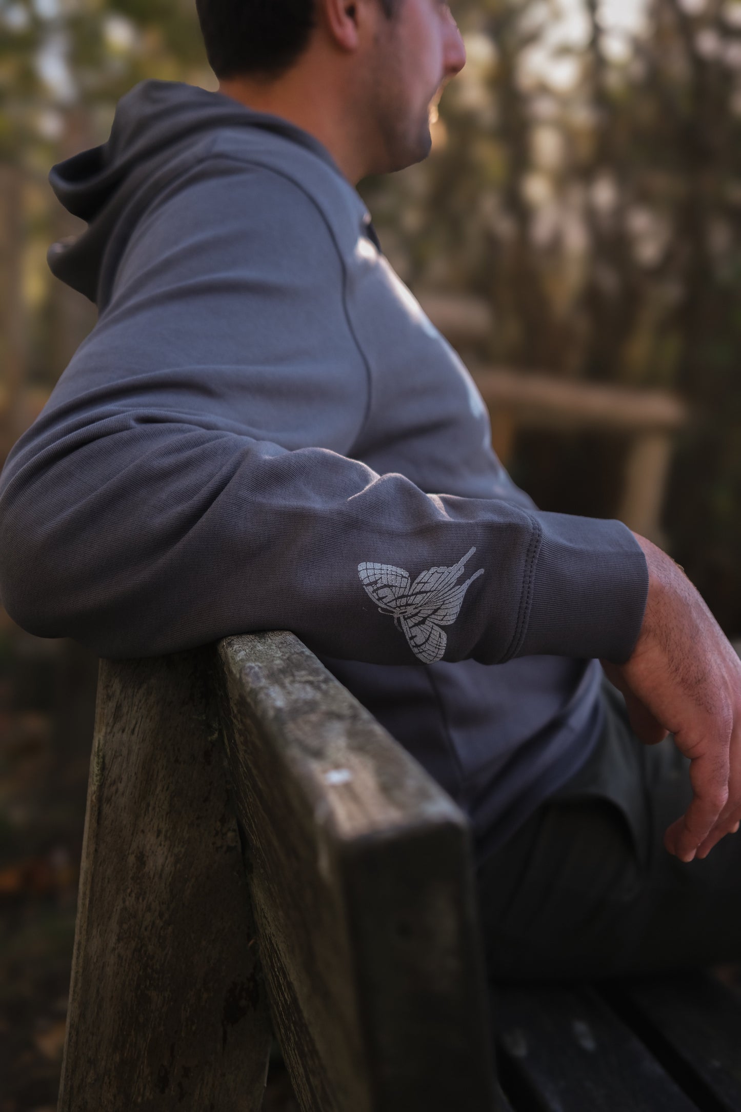 Noctua Hoodie in Grey