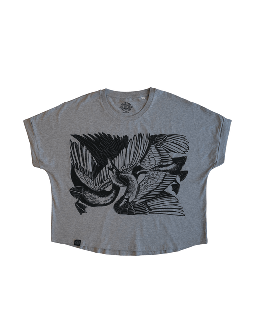 The Swans - Oversized Women's Shirt