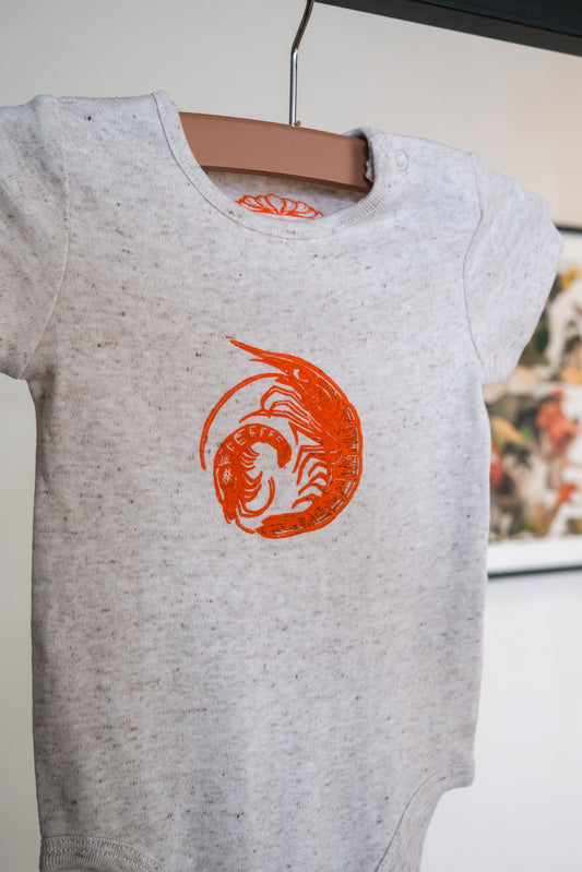SPIRAL OF SHRIMP baby body
